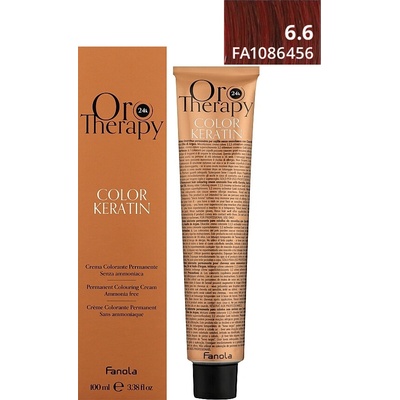 Fanola Oro Therapy Color Keratin Oro Puro 6.6 100 ml