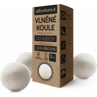 Allnature vlnené gule do sušičky 3 ks