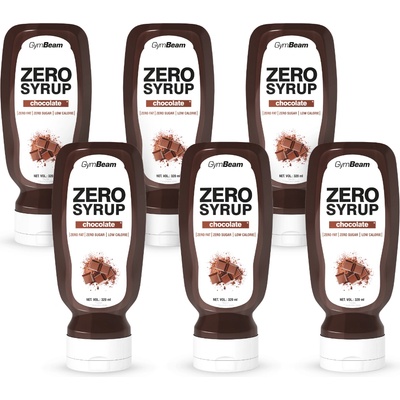 GymBeam ZERO SYRUP Шоколад 6 x 320 ml