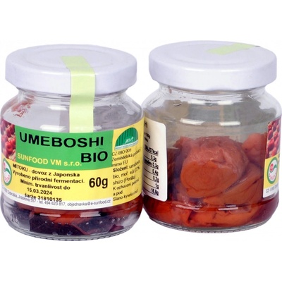 Mitoku Umeboshi Bio sklo 60 g