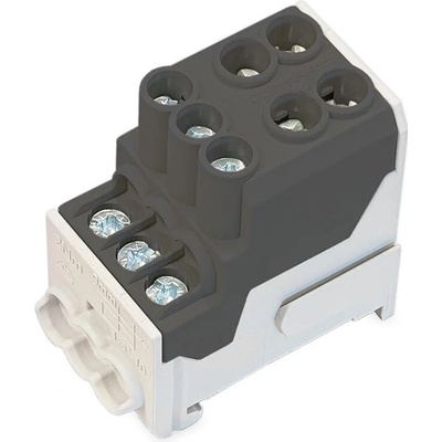 Eleman Blok pro rozdělení fází UVB 100 L S, 1pól., 101A, 1000V, černý, na DIN