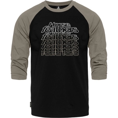 Horsefeathers Rollin Raglan Black/Taupe