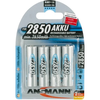 ANSMANN 07522 Mignon AA - 4ks Акумулаторна батерия NiMH/1, 2V/2850mAh (AN033)