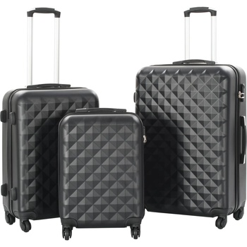 vidaXL 91886 3 pcs black