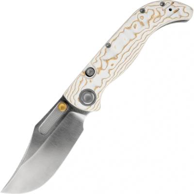 Vosteed Naga S35VN Satin Scarlet Void Micarta A3906
