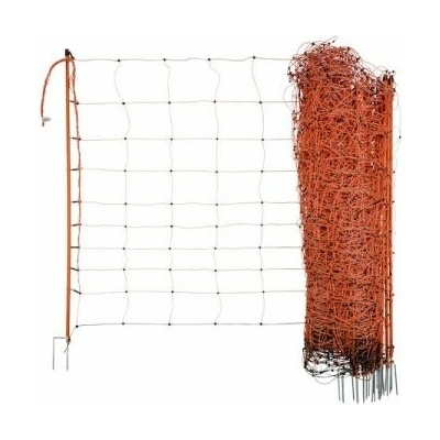 Síť pro elektrický ohradník pro ovce KERBL 27254 OVINET, 108 cm x 50 m / 2 hroty, oranžová