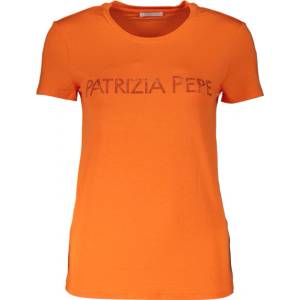 Patrizia pepe Дамска тениска с къс ръкав patrizia pepe, Цвят Оранжево (cm1419j013_arr825)