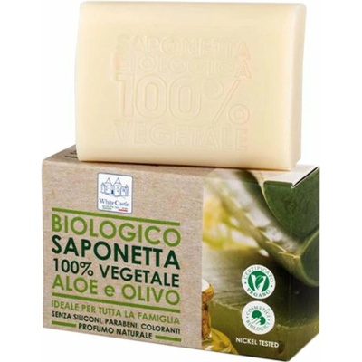 White castle bio tuhé mydlo aloe vera 125 g