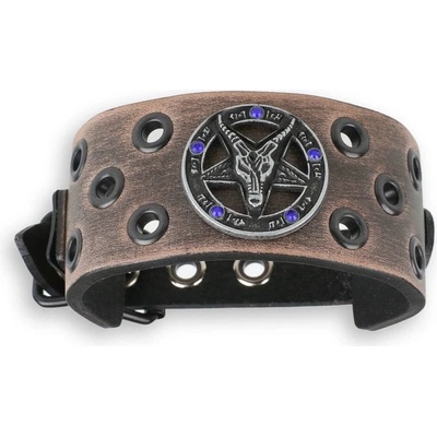 Leather & Steel Fashion náramek unisex brown LSF1 61-b