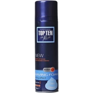 Top Ten Active Shaving Foam - Пяна за бръснене 250мл