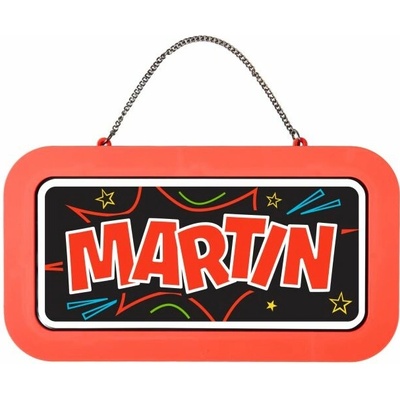 Albi Neonová cedulka se jménem - Martin