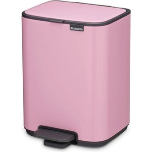 Brabantia Розово стоманено кошче за боклук с педал 4 l Bo - Brabantia (255342)