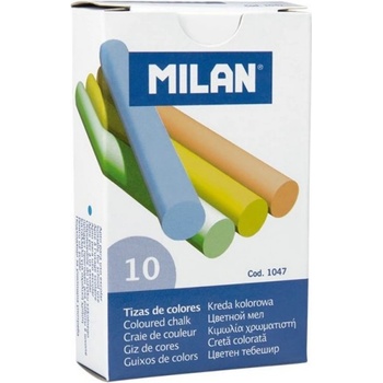 Тебешир Милан цветен 10бр