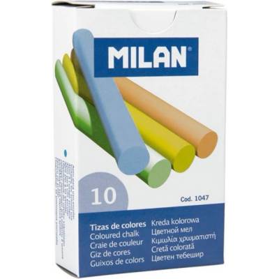 Тебешир Милан цветен 10бр