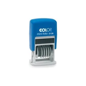 Colop Номератор s126 с 6 цифри, 4мм