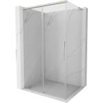 Mexen Rox L плъзгаща се душ кабина 120 x 95 см, прозрачна, матиран никел - 8C2L-120-095-97-00 (8C2L-120-095-97-00)
