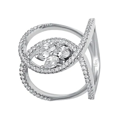 Bliss Дамски сребърен пръстен Bliss 20069697 (20069697)