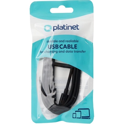 Platinet Кабел Platinet USB-C към USB-C 100W 1, 5 м черен PSCCC1100TB (PSCCC1100TB)