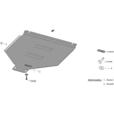 Kryt pod převodovku FORD RANGER (TKE) - Plech - – Hledejceny.cz