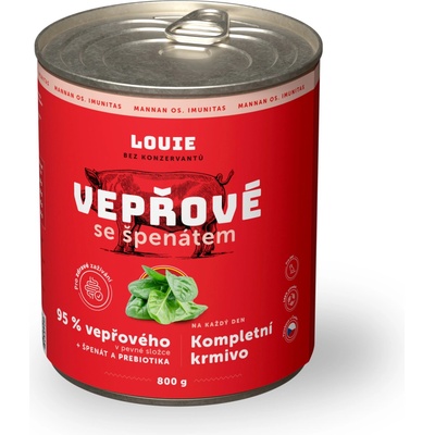 Bravčové se špenátom a prebiotikami 800 g