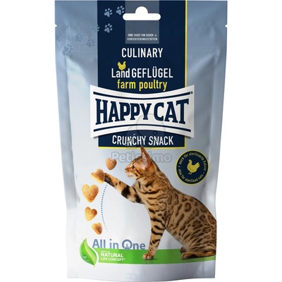 Happy Cat Culinary Crunchy Snack - домашна птица 70 г