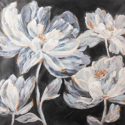OBRAZ 430A 80X80 CM ČIERNY