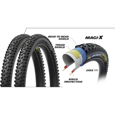 MICHELIN E-WILD REAR 27.5x2.60 RACING LINE DARK KEVLAR MAGI-X TS TLR (844944) Množ. Uni