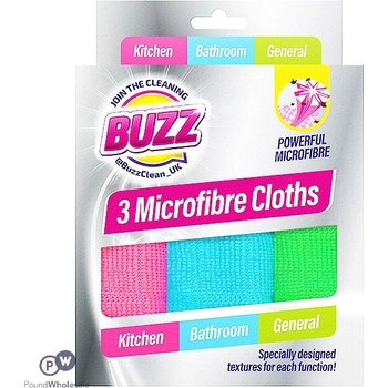 Buzz Микрофибърни кърпи 3бр (3128)