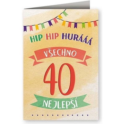 Přání 40. narozeniny