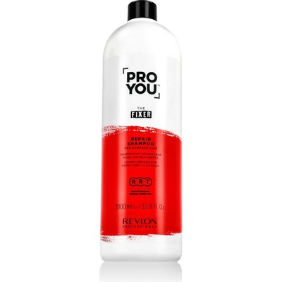 Revlon Professional ProYou The Fixer repair shampoo hloubkově čisticí šampon pro poškozené vlasy 1000 ml