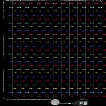 Voltronic Vánoční osvětlení světelný závěs 3x6 m barevná 600 LED M59984