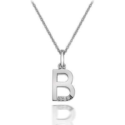 Hot Diamonds Náhrdelník Micro B Clasic DP402