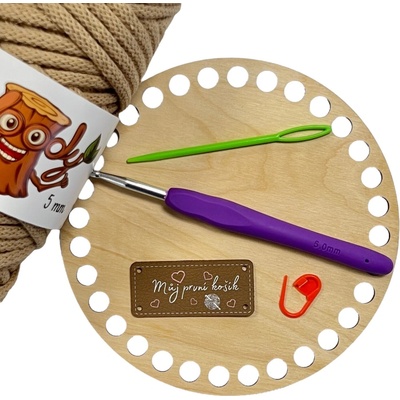 Woody Crafts MINI sada pro začátečníky Woody - cappuccino