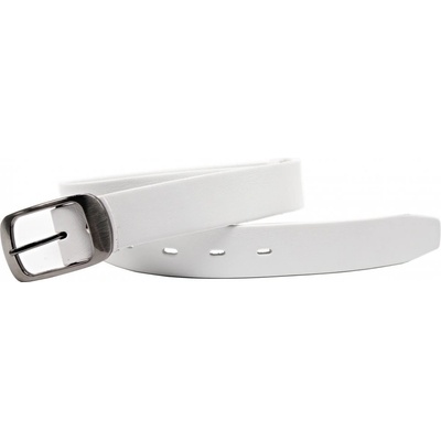 Penny Belts Bílý kožený dámský opasek