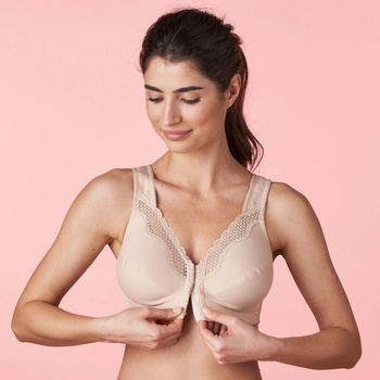 Blancheporte podprsenka Posture Control se zapínáním vpředu bez kostic tělová