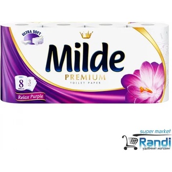 Image 1 of Тоалeтна хартия Milde Relax Purple 8бр