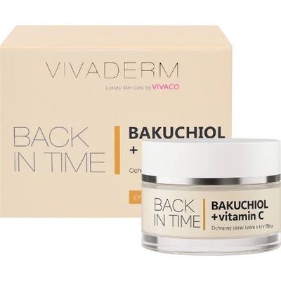 Vivaco Bakuchiol +vitamin C back in time denní krém 50 ml