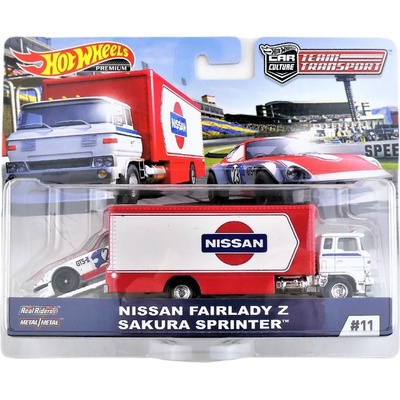 Mattel Hot Wheels Team Transport Nissan Fairlady Z Sakura Sprinter