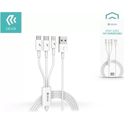 Devia ST329975 SMART 3 v 1 micro USB/Type-C/Lightning 1,2m