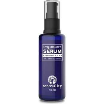 Renovality Hyaluronové sérum s vitamínem C a B3 50 ml