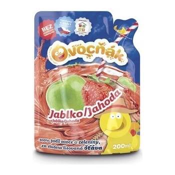 Ovocňák mošt jablko jahoda 200ml