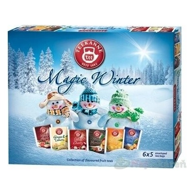 Teekanne Magic Winter kolekce ovocno bylinných čajů 30 sáčků