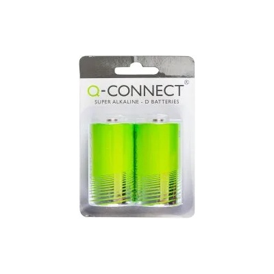 Q-CONNECT Батерия алкална lr20 (d) блистер 2бр