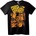 NOONEBRAND Тениска Мир Любов Възраждане - 4XL, Black