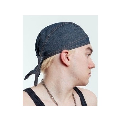 šátek na hlavu/čepička Denim