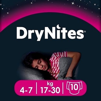DryNites kalh.abs. pro dívky 4-7 let/17-30 kg /10 ks