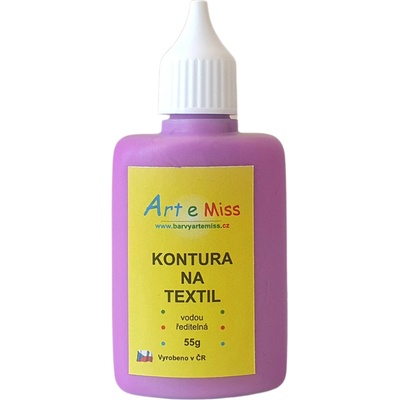 Kontura na textil 55g 42 tmavá fialová