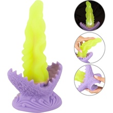 Beasty Cocks Vášnivá Rostlina svítící dildo zelené