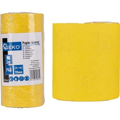 Brusný papír – role 115 mm x 3 m P40 – Geko