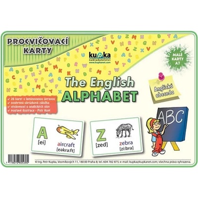 English Alphabet - procvičovací karty